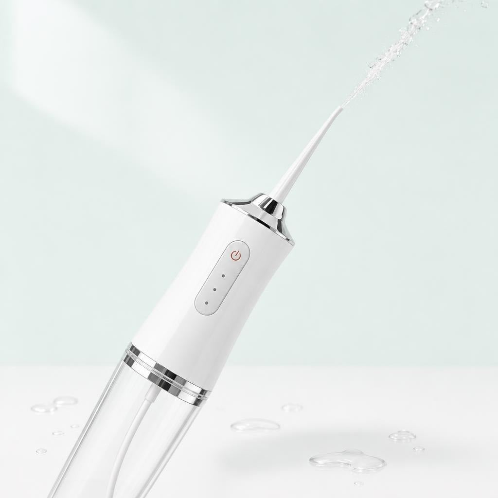 Chorro de agua a presión del irrigador HydroDentClean